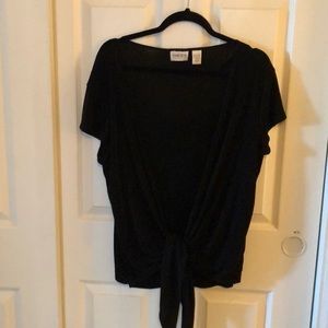 Chicos Travelers tie-front top